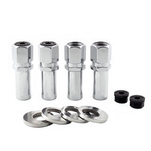 Laden Sie das Bild in den Galerie-Viewer, McGard Hex Lug Nut (Drag Racing X-Long Shank) 1/2-20 / 13/16 Hex / 2.475in. Length (4-Pack) - Chrome