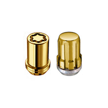 Laden Sie das Bild in den Galerie-Viewer, McGard SplineDrive Tuner 5 Lug Install Kit w/Locks &amp; Tool (Cone) M12X1.25 / 13/16 Hex - Gold