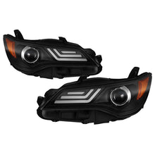 Cargar imagen en el visor de la galería, Spyder 15-17 Toyota Camry Projector Headlights - Black (PRO-YD-TCAM15-LB-BK)