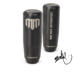 NRG Universal Shift Knob - Heavy Weight - Mad Mike Signature Short Shifter - Black Chrome - 2to4wheels