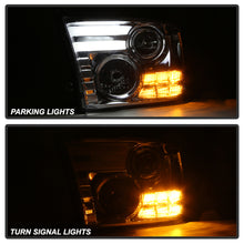 Laden Sie das Bild in den Galerie-Viewer, Spyder Dodge Ram 13-15 Projector Headlights Light Bar DRL Chrome PRO-YD-DR13-LBDRL-C