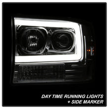 Charger l&#39;image dans la galerie, Spyder 99-04 Ford F-250 Super Duty Light Bar Projector Headlights - Chrome (PRO-YD-FF25099V2-LB-C)