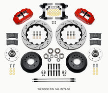 गैलरी व्यूवर में इमेज लोड करें, Wilwood Narrow Superlite 6R Front Hub Kit 14.00in Drill Red 82-92 Camaro//Firebird