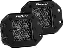 Laden Sie das Bild in den Galerie-Viewer, Rigid Industries D Series PRO Midnight Edition - Spot - Diffused - Pair