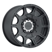 Charger l'image dans la galerie, Method MR308 Roost 18x9 +18mm Offset 5x150 110.5mm CB Matte Black Wheel