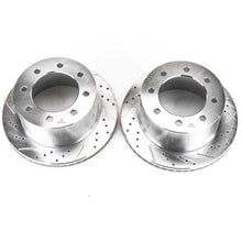 Carica l&#39;immagine nel visualizzatore di Gallery, Power Stop 03-08 Chevrolet Express 3500 Rear Evolution Drilled &amp; Slotted Rotors - Pair