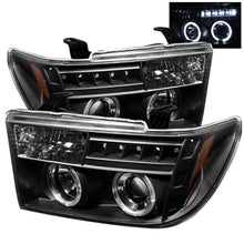 गैलरी व्यूवर में इमेज लोड करें, Spyder Toyota Tundra 07-133 Projector Headlights LED Halo LED Blk PRO-YD-TTU07-HL-BK