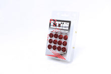 Laden Sie das Bild in den Galerie-Viewer, Wheel Mate Monster Lug Nut Caps - Red 14x1.50