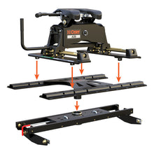 Carica l&#39;immagine nel visualizzatore di Gallery, Curt X5 Gooseneck-to-5th-Wheel Adapter Plate for Double Lock