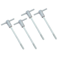 Carica l&#39;immagine nel visualizzatore di Gallery, Spectre Chevy Center Bolt Valve Cover Bolt Set T-Bar - Chrome 4 Pack