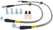 Carica l&#39;immagine nel visualizzatore di Gallery, StopTech Stainless Steel Front Brake lines for 93-98 Supra