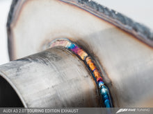 Cargar imagen en el visor de la galería, AWE Tuning Audi 8V A3 Touring Edition Exhaust - Dual Outlet Diamond Black 90 mm Tips