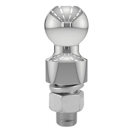 Curt 2in Trailer Ball (1in x 2-1/8in Shank 1in Rise 6000lbs Chrome)