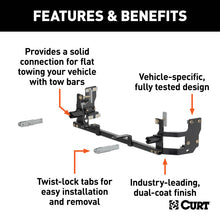 Cargar imagen en el visor de la galería, Curt 15-18 Ford Edge (excluding 2.0L Ecoboost) Custom Tow Bar Base Plate