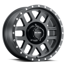 Charger l'image dans la galerie, Method MR306 Mesh 18x9 -12mm Offset 5x5 94mm CB Matte Black Wheel