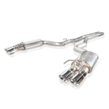 Carica l'immagine nel visualizzatore di Gallery, Stainless Works 2018+ Ford Mustang GT 3in Redline Series Catback H-Pipe w/Active Valves &amp; Quad Tips