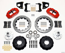 गैलरी व्यूवर में इमेज लोड करें, Wilwood Narrow Superlite 6R Front Hub Kit 12.88in Drilled Red 62-72 CDP B &amp; E Body-Drum