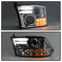 Laden Sie das Bild in den Galerie-Viewer, Spyder Dodge Ram 09-12 Projector Headlights Light Bar DRL Smoke PRO-YD-DR09-LBDRL-SM