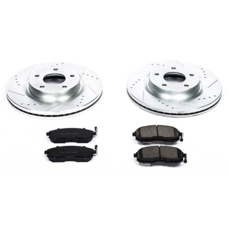 Power Stop 07-13 Nissan Altima Front Z23 Evolution Sport Brake Kit - 2to4wheels