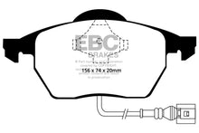 Carica l&#39;immagine nel visualizzatore di Gallery, EBC 99-06 Audi TT 1.8 Turbo Yellowstuff Front Brake Pads