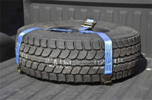 Carica l&#39;immagine nel visualizzatore di Gallery, N-Fab Bed Mounted Rapid Tire Strap Universal - Gloss Black - Black Strap