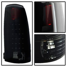 Carica l&#39;immagine nel visualizzatore di Gallery, Xtune Yukon Denali 99-00 LED Tail Lights Black Smoked ALT-JH-CCK88-LED-BKSM