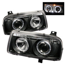 Carica l&#39;immagine nel visualizzatore di Gallery, Spyder Volkswagen Jetta III 93-98 Projector Headlights LED Halo Blk High H1 Low H1 PRO-YD-VJ93-HL-BK