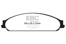 Laden Sie das Bild in den Galerie-Viewer, EBC 04-07 Ford Five Hundred 3.0 Greenstuff Front Brake Pads