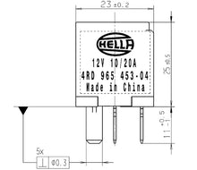 गैलरी व्यूवर में इमेज लोड करें, Hella Relay Micro Iso 5 Pole 12V Spst Res