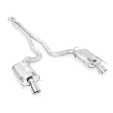 Carica l'immagine nel visualizzatore di Gallery, Stainless Works 2009-15 Cadillac CTS-V Wagon 3in Catback System X-Pipe Chambered Mufflers 4in Tips