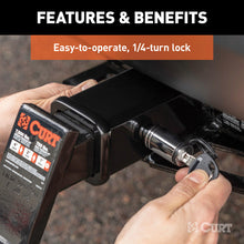 Carica l&#39;immagine nel visualizzatore di Gallery, Curt Towing Starter Kit w/2in Ball (2in Shank 7500lbs 4in Drop)