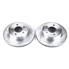 Charger l&#39;image dans la galerie, Power Stop 99-01 Jeep Cherokee Front Evolution Drilled &amp; Slotted Rotors - Pair