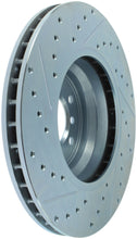 Laden Sie das Bild in den Galerie-Viewer, StopTech Select Sport 07-13 BMW 335i Slotted &amp; Drilled Vented Left Front Brake Rotor