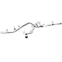 Carica l&#39;immagine nel visualizzatore di Gallery, Magnaflow 14 Chev Silverado V8 5.3L CC/EC Cab Dual Split Behind Rear Tires Exit SS Cat Back Perf Exh