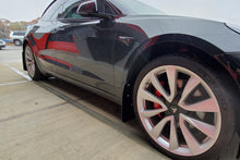 Load image into Gallery viewer, Rally Armor 17+ Tesla Model 3 UR Black Mud Flap w/ Red Logo