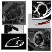 Cargar imagen en el visor de la galería, Spyder Nissan Altima 4Dr 10-12 Projector Headlights Light DRL LED Halo Smke PRO-YD-NA104D-LTDRL-SM