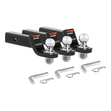 Carica l&#39;immagine nel visualizzatore di Gallery, Curt Loaded Ball Mounts w/1-7/8in Balls (2in Shank 3500lbs 2in Drop 3-Pack)