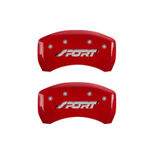 Laden Sie das Bild in den Galerie-Viewer, MGP 4 Caliper Covers Engraved Front &amp; Rear SPORT Yellow finish black ch