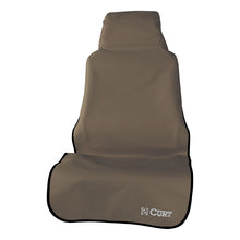 Carica l&#39;immagine nel visualizzatore di Gallery, Curt Seat Defender 58in x 23in Removable Waterproof Brown Bucket Seat Cover