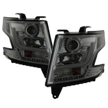 Carica l&#39;immagine nel visualizzatore di Gallery, Spyder Chevy Tahoe / Suburban 2015 -2016 Projector Headlights - DRL LED - Smoke PRO-YD-CTA15-DRL-SM