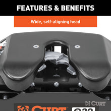 Carica l&#39;immagine nel visualizzatore di Gallery, Curt Q20 5th Wheel Hitch w/GM Puck System Legs