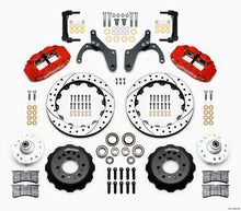 गैलरी व्यूवर में इमेज लोड करें, Wilwood Narrow Superlite 6R Front Hub Kit 12.88in Drill Red 59-64 Chevy Impala / 63-64 Corvette