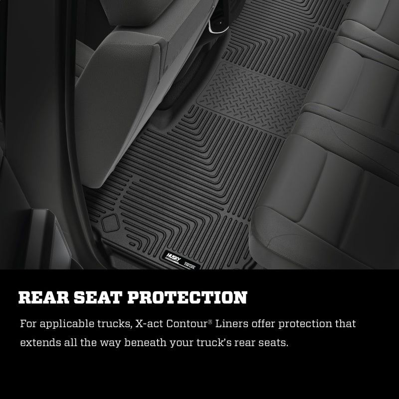 Husky Liners 19-21 RAM 2500/3500 Mega Cab X-ACT 2nd Seat Floor Liner Full Coverage - Black