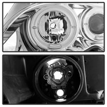 Laden Sie das Bild in den Galerie-Viewer, Spyder BMW E46 3-Series 02-05 4DR Projector Headlights 1PC LED Halo Chrm PRO-YD-BMWE4602-4D-AM-C