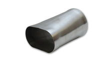 Carica l&#39;immagine nel visualizzatore di Gallery, Vibrant 4in oval (Nominal) x 4in Round Transiton adapter T304 SS 6in long