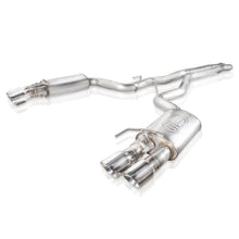 Charger l'image dans la galerie, Stainless Works 2018+ Ford Mustang GT 3in Redline Series Catback X-Pipe w/Active Valves &amp; Quad Tips