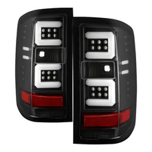 Laden Sie das Bild in den Galerie-Viewer, Spyder Chevy 1500 14-16 Light Bar LED Tail Lights All Blk ALT-YD-CS14-LBLED-BKV2