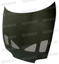 Cargar imagen en el visor de la galería, Seibon 93-98 Toyota Supra (JZA80L) TR Style Carbon Fiber Hood