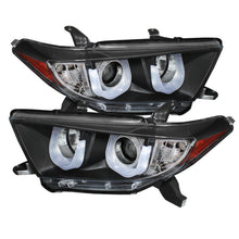 गैलरी व्यूवर में इमेज लोड करें, Spyder Toyota Highlander 11-13 Projector Headlights 3D DRL Blk PRO-YD-THLAN11-3DDRL-BK