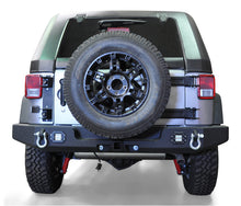 Load image into Gallery viewer, DV8 Offroad 07-18 Jeep Wrangler JK Full Length Rear Bumper w/ Light Holes